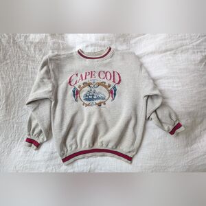 Vintage Cape Cod Oversized Boxy Crewneck